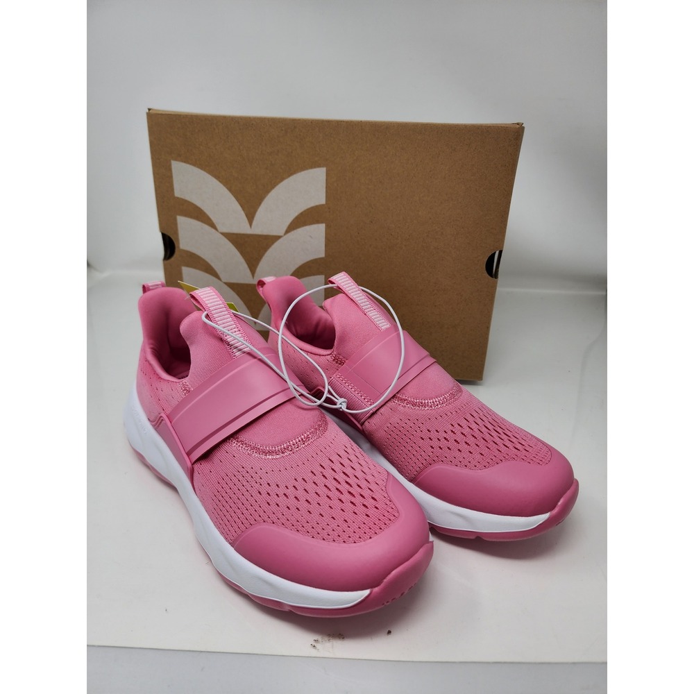 All in Motion Girls Slip On Sneakers Pink Polyester Athletic Size 5